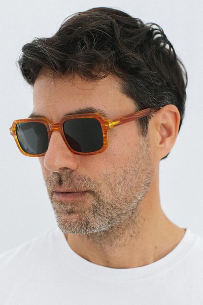 Bilge Karga Darien Orange Black Men's Sunglasses