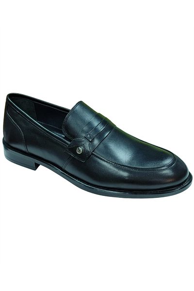Nevzat ÖgE 0114-Neolit ​​Men's Black (40-44) Leather Classic Shoes