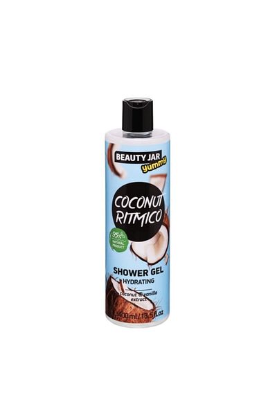 Beauty Jar Gel de duș hidratant cu extract de cocos și vanilie, Coconut Ritmico, Beauty Jar Yummy, 400 ml