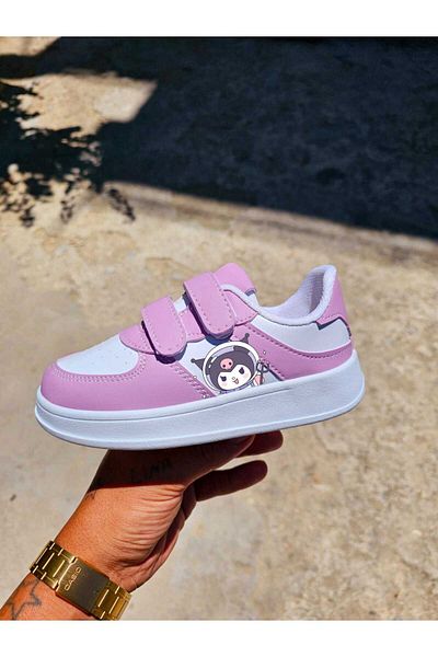LİASSHOES Purples Kurominlito Printed Sports Shoes for Girls