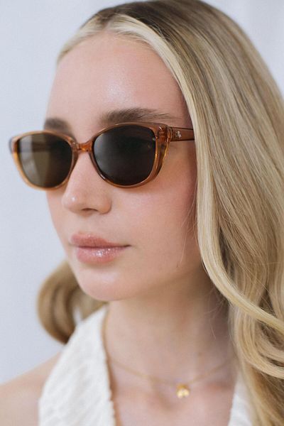 Bilge Karga Desa Orange Brown Sunglasses