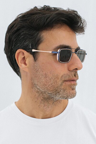 Bilge Karga Sion Navy Gold Black Erkek Güneş Gözlüğü