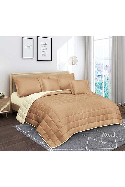 Blue Rose Summer hotel bedspread with a plain design to give you a refreshing summer from the finest microfiber