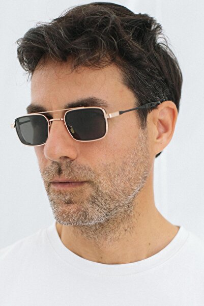 Bilge Karga Sion Gold Black Men's Sunglasses