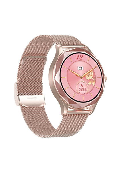 ideal STORE Έξυπνο ρολόι Diamond Supreme Collection IdealStore, Οθόνη 1,09 ιντσών, Οθόνη κλήσεων και μηνυμάτων, Μπλε