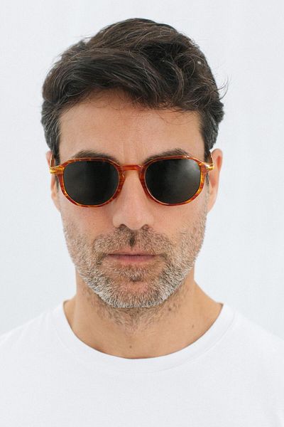 Bilge Karga Marcos Orange Black Men's Sunglasses