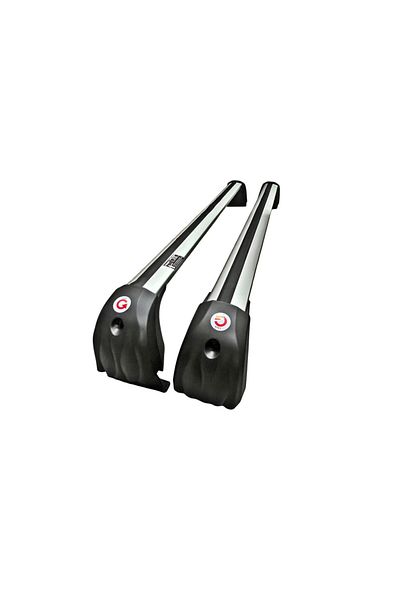 ideal STORE Set of 2 idealSTORE Cross Bars for Dacia Logan III 2021-> made of Aluminum, Aerodynamic Design, I
