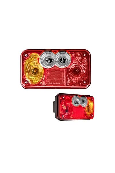 ideal STORE Lampa Stop idealSTORE Camion Remorca cu Cablaj 5 Functii, Semnalizare, Pozitie, Stop Frana, Marsarie