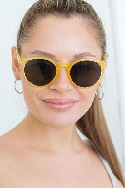 Bilge Karga Mateo Yellow Green Sunglasses