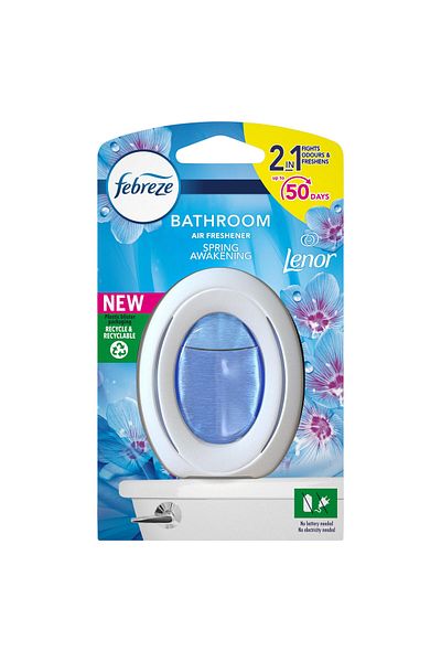 Febreze 2 in 1 bathroom air freshener, FEBREZE Lenor Spring Awakening, 7.5 ml