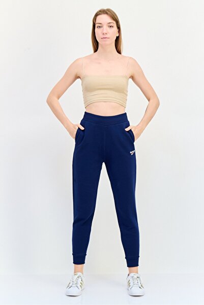 Reebok Women Sportswear Fit Embroidered Logo Training Sweatpants, Navy