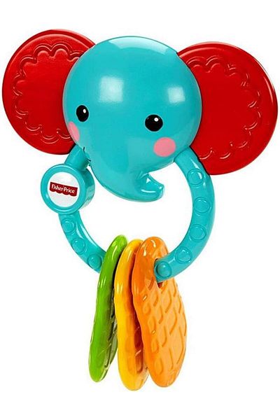 FISHER PRICE Fisher Price teething toy, Elephant with figurines