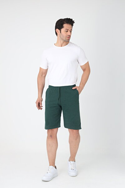 Lukitus 2 Thread Knitted Cotton Men's Shorts 2 Pieces