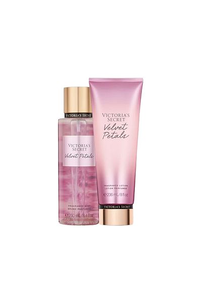 Victoria's Secret Victoria's Secret Set Body Spray 250 ml + Body Lotion 236 ml, Velvet Petals
