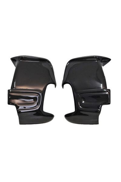 ideal STORE Batman Mirror Cover Set idealStore, Compatible Ford Transit 2014-2023, Glossy Black, Durable