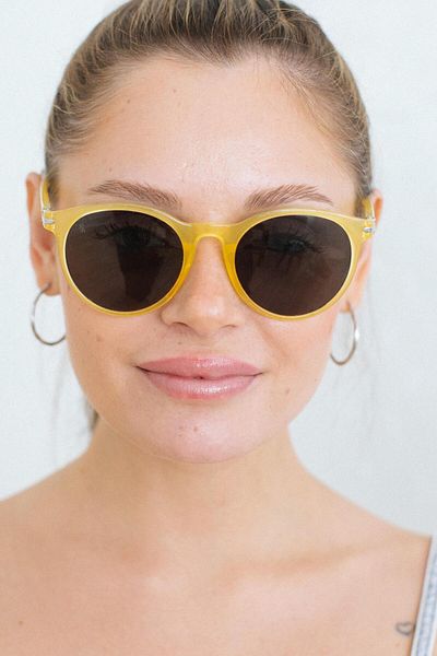 Bilge Karga Mateo Yellow Green Sunglasses