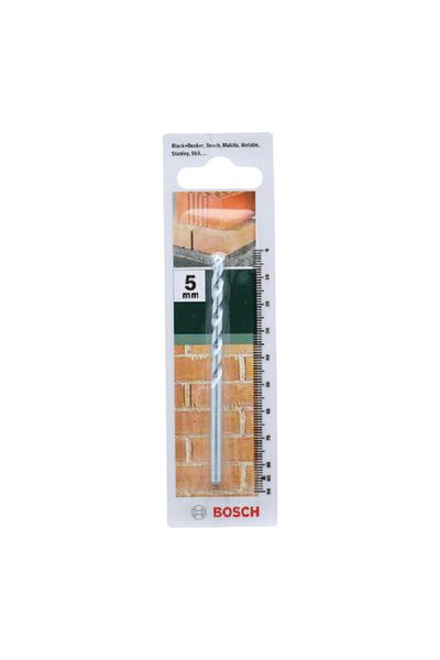 Bosch Impact-Resistant Tungsten Carbide Tip Masonry Drill Bit Silver 5 x 85mm