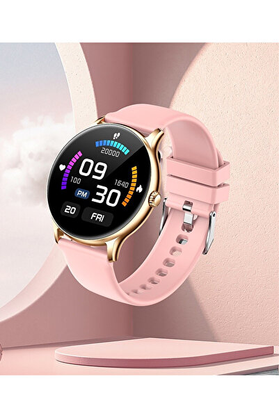 ideal STORE Ceas Smartwatch Tokio Fashion idealSTORE, Στρογγυλή οθόνη LCD, Υπερλεπτή, Bluetooth, Android-i