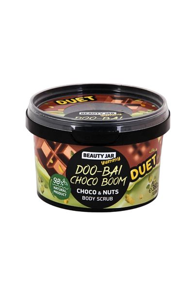 Beauty Jar Scrub hidratant pentru corp, Doo-Bai Choco Boom, Beauty Jar Yummy, 360 g