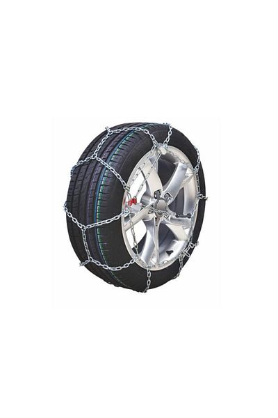 ideal STORE Snow Chains Rhombus Type, Thickness 12 mm, idealSTORE with R.A.R. CERTIFICATE. Mounting from stationary position