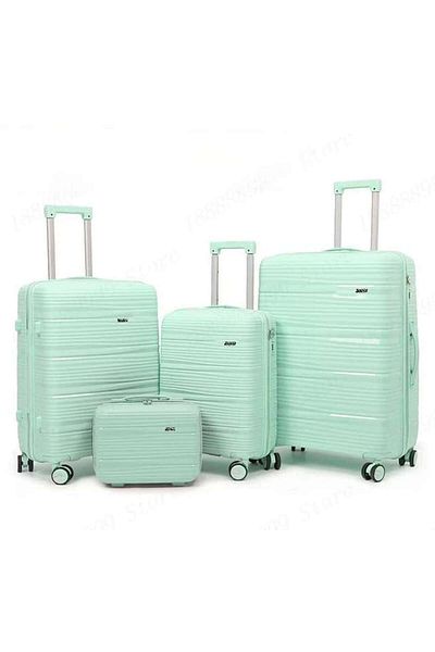 Falcon 4-Piece Luggage Set – Cabin, Medium, Large Suitcases + Vanity Case | Spinner Wheels