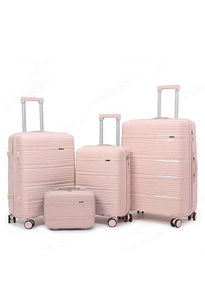 Falcon 4-Piece Luggage Set – Cabin, Medium, Large Suitcases + Vanity Case | Spinner Wheels