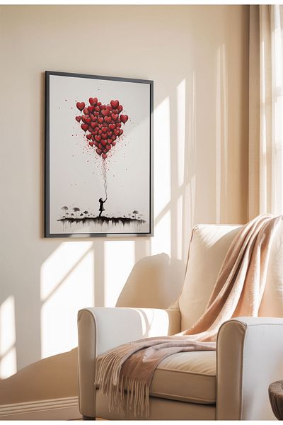 21mxm Street Art Poster, Vibrant Graffiti Portrait, Frameless Modern Canvas, Urban Vibe 2025