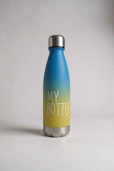 UCR HOME Colorful Motivational Water Bottle Water Bottle Sports Water Bottle Detox Camping Yoga Hard Plastic 650ml