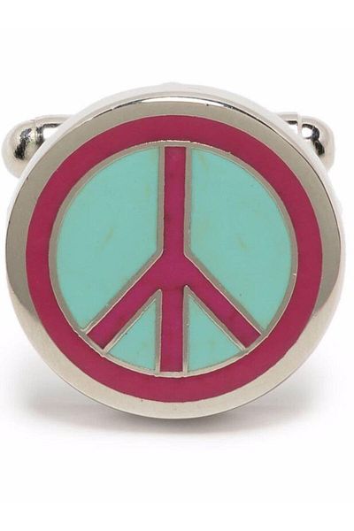 Paul Smith Paul Smith Peace Enamel Cufflinks