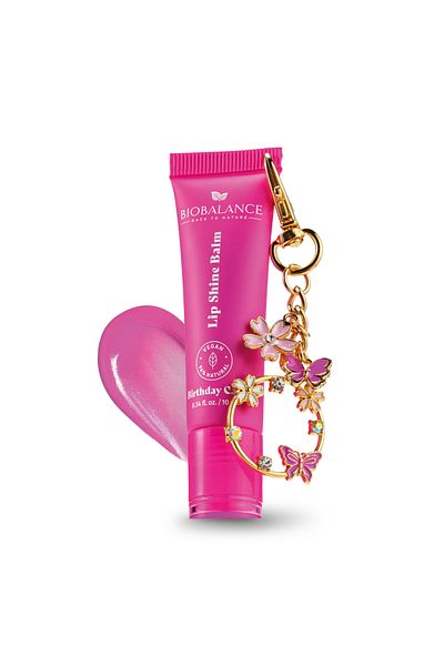 probio balance Lip balm with glossy effect, Birthday Cake, BioBalance, 10 ml