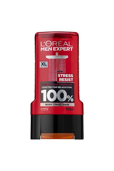 L'Oreal Paris Gel de dus corp, fata si par L'Oreal Men Stress Resist Vine Extract 300ml