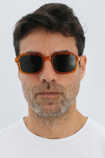 Bilge Karga Darien Orange Black Men's Sunglasses
