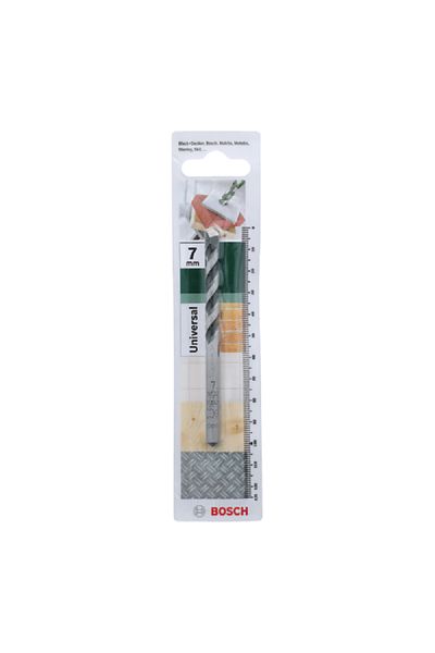 Bosch Universal Multi-Purpose Drill Bit Silver and Grey 7 x 100mm