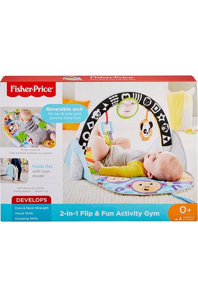 FISHER PRICE Interactive toy, 2-in-1 foldable mattress with activities