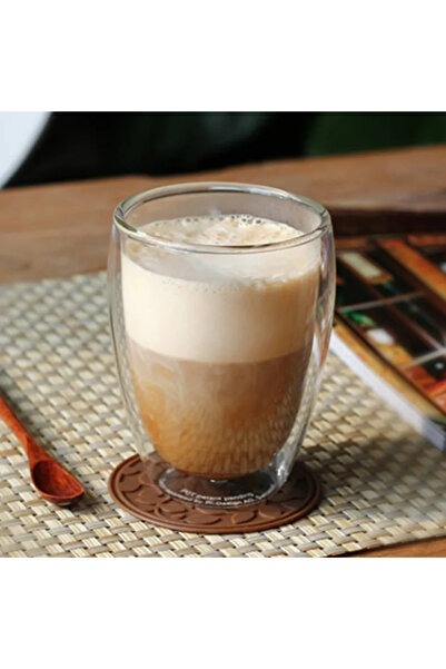 OEM Double-walled glass tumbler, heat-resistant, 250 ml