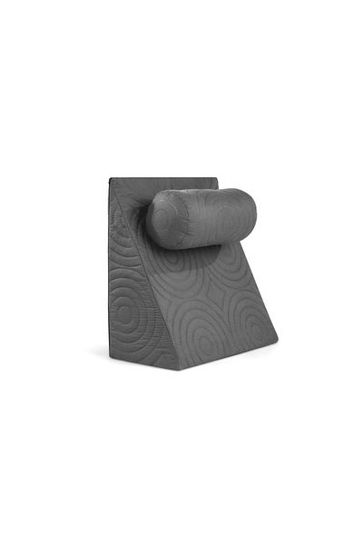 Somnart Relax TV Pillow 60x68x30cm, orthopedic for reading, anti-reflux, with removable cover, Gray
