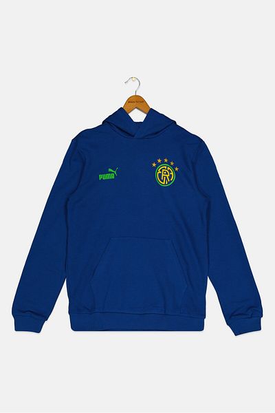 Puma Kids Boy Sportswear Fit FtblCore Fan Hoodie, Blue