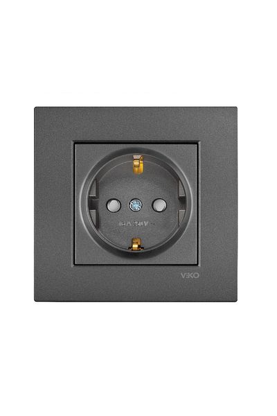 VİKO Novella Soil Socket Smoked (Frame Included)