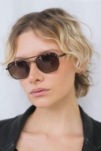 Bilge Karga Gerda Bronze Brown Gradient Sunglasses