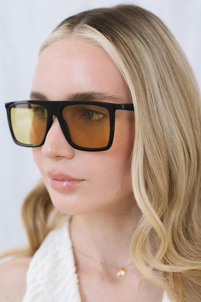 Bilge Karga Carpenter Black Nude Sunglasses