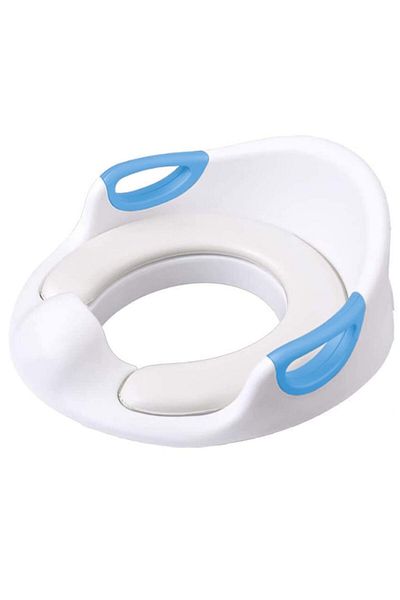 zafit Reductor WC ZAFIT®, Portabil, capac toaleta copii, antiderapant, Alb/Albastru