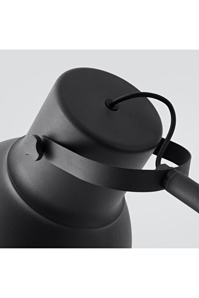 rexa Floor lamp with LED bulb, dark gray