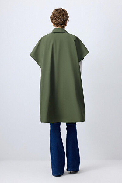 Touché Privé Kruvaze Gabardine Trench Vest