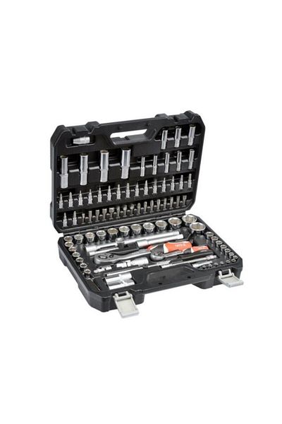 ideal STORE idealStore Professional Tubular Wrench Set, 94 Pieces, Parts Made of Strong Steel, Plastic Case