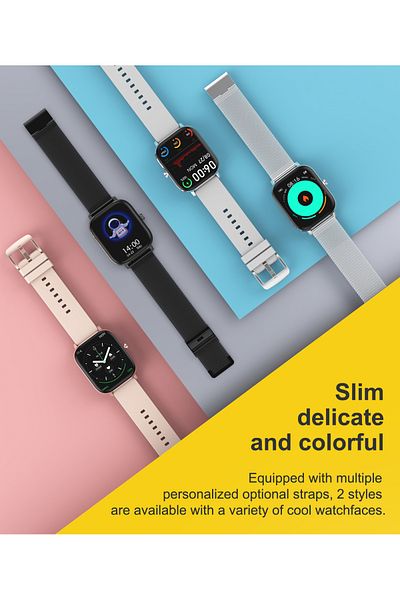 ideal STORE IdealStore Prince Collection Smartwatch, 1.96 inch Touch Screen, Receive Calls and Messages Blu