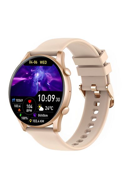 ideal STORE Smartwatch Moon Style Collection IdealStore, 1.43 inch AMOLED HD Screen, Call and Message Answering