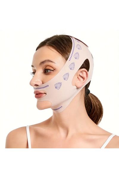 AY'S SHOP ONLİNE Facial Corset Chin Double Chin Retractor Jaw Neck Band Facial Liposuction Breathable Facial Lifting Belt