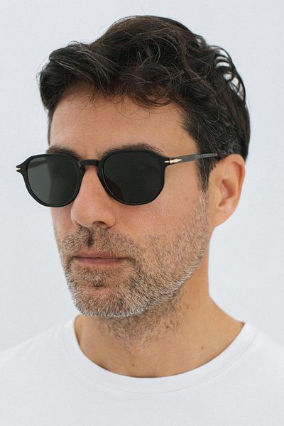 Bilge Karga Marcos Black Men's Sunglasses