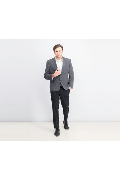 Ralph Lauren Men Classic Fit Ultra Flex Long Sleeve Blazers, Grey