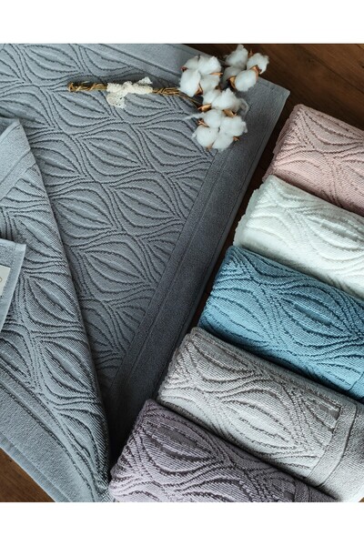 sarra 50x70 Рушник для ніг Midye - Антрацит